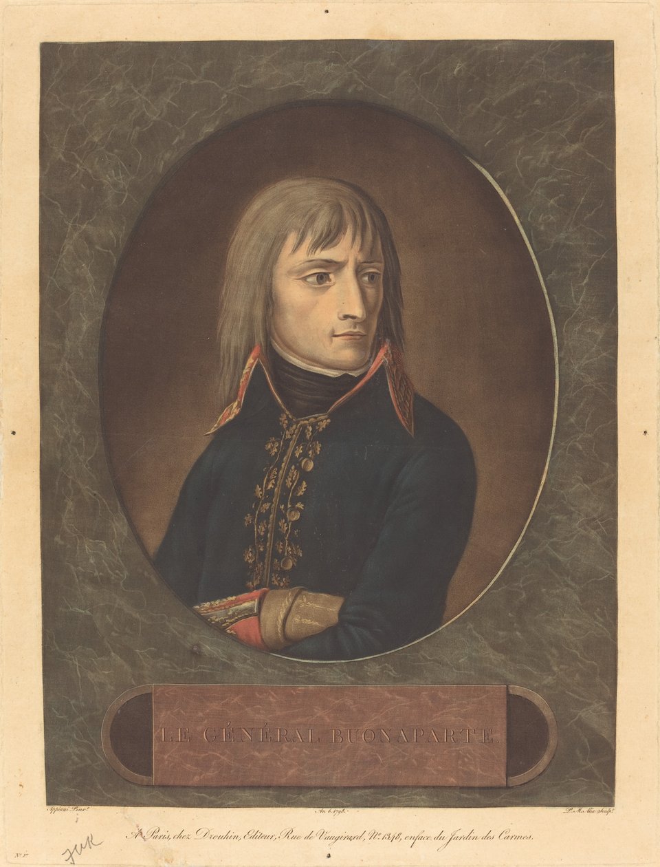 Napoleon som general for den italienske hæren av Pierre Michel Alix, Andrea Appiani