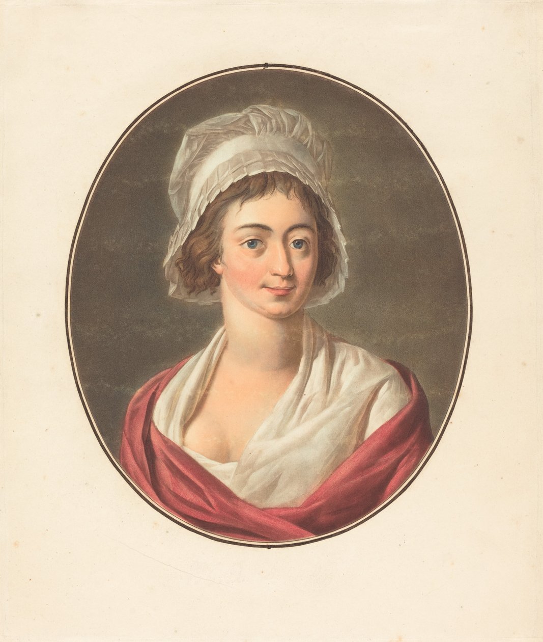 Charlotte Corday av Pierre Michel Alix after Jean François Garnerey