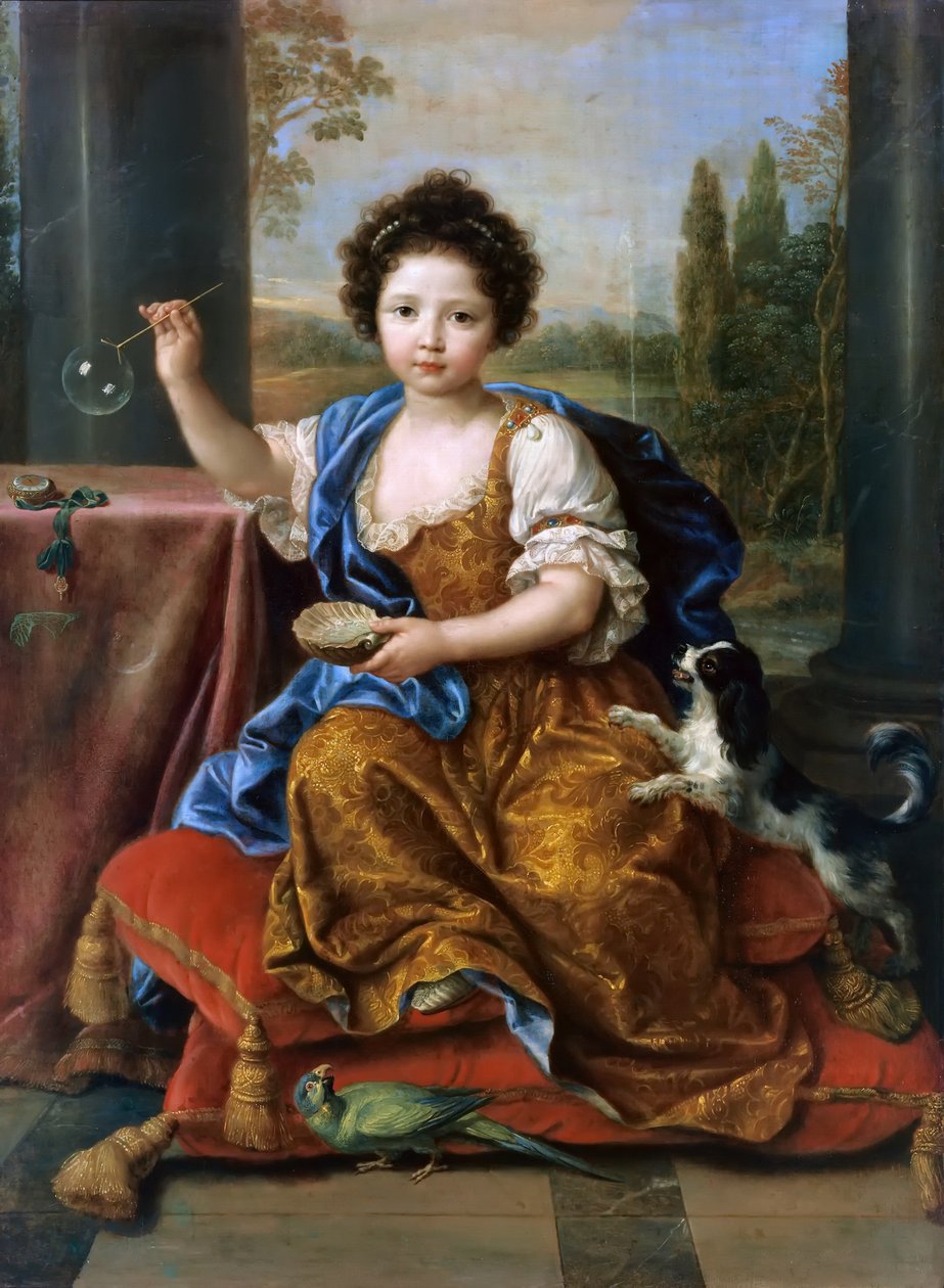 Louise Marie de Bourbon 1674-1681, hertuginne av Orleans av Pierre Mignard