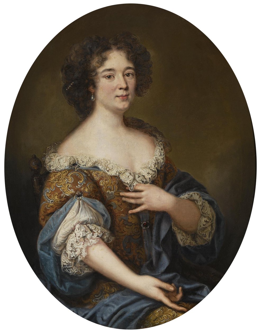 Portrett av Marie Mancini 1639-1715 av Pierre Mignard