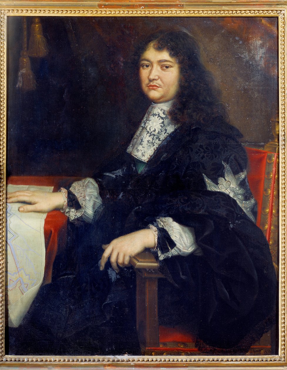 Portrett av Michel Le Tellier, Marquis de Louvois (1641-1691) Maleri av Pierre Mignard (1612-1695) Reims fra 1600-tallet, Musee des Beaux Arts av Pierre Mignard