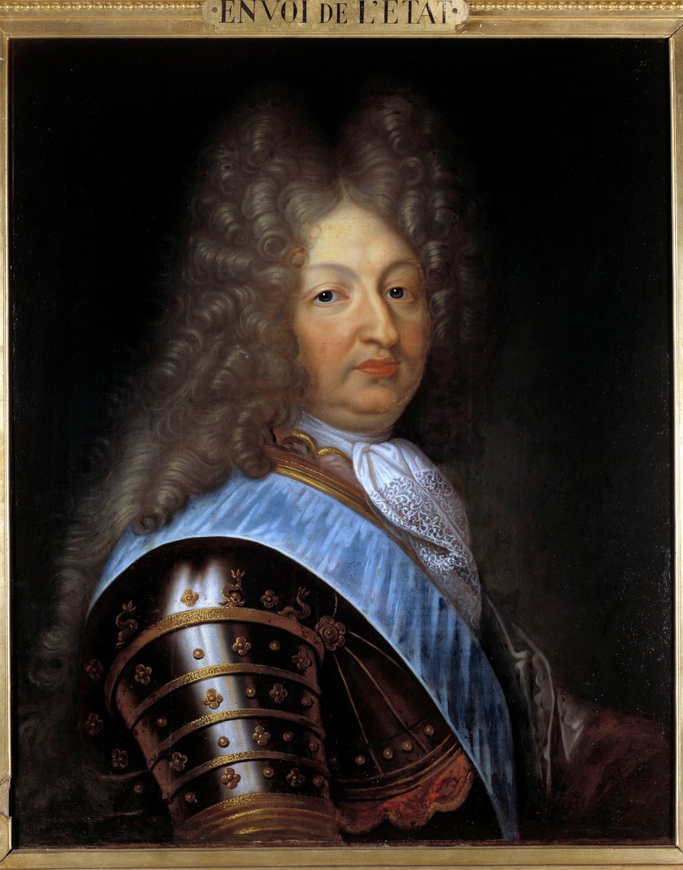 Portrett av den store delfinen (1661-1711), sønn av Ludvig XIV Maleri av Pierre Mignard (1612-1695) 1600-tallets søn. 0,60 X 0,73 m Troyes. Museum of Fine Arts av Pierre Mignard