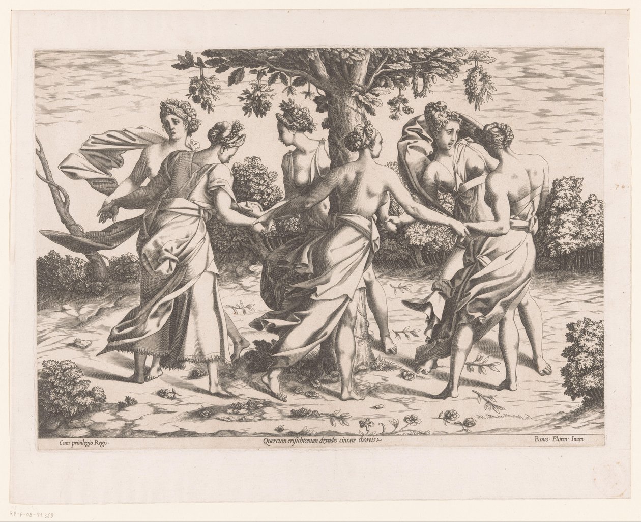 Driadens dans av Pierre Milan (attributed to)