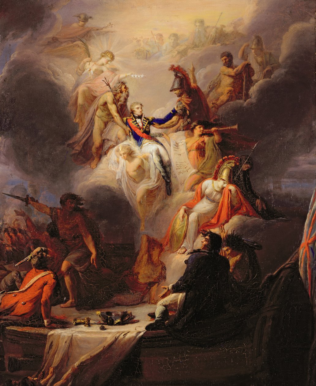 Nelsons apoteose (olje på lerret) av Pierre Nicolas Legrand