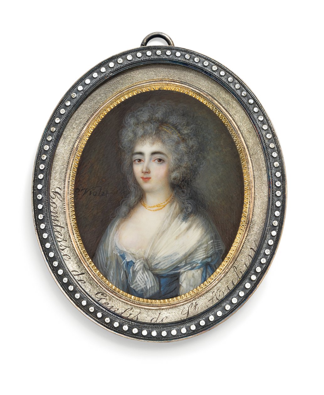 Stéphanie Félicité Ducrest de Saint-Aubin, grevinne av Genlis av Pierre Noel Violet