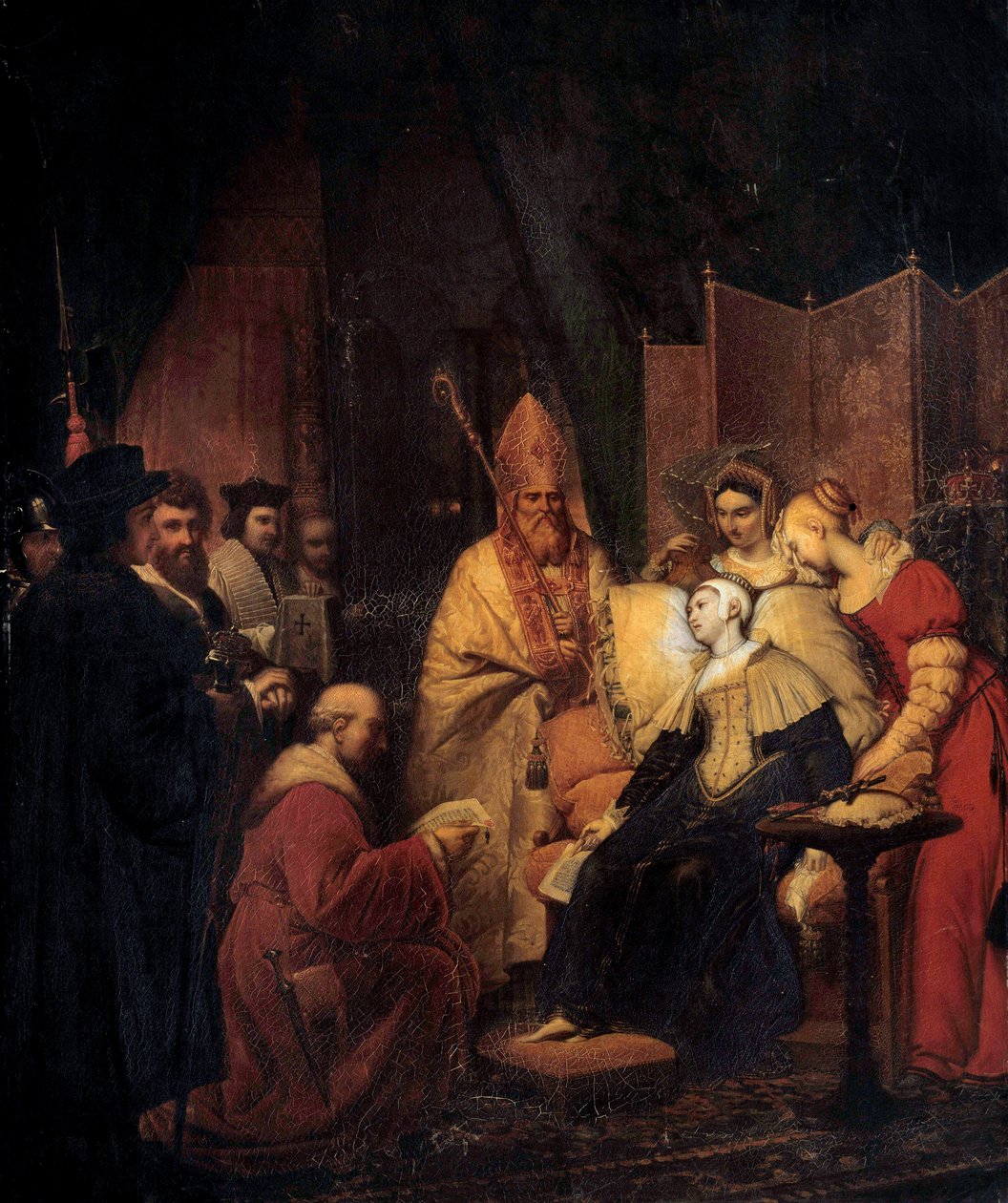 Anne de Boleyn (Anna eller Ann Bolin og Anne Bullen av Pierre Nolasque Bergeret
