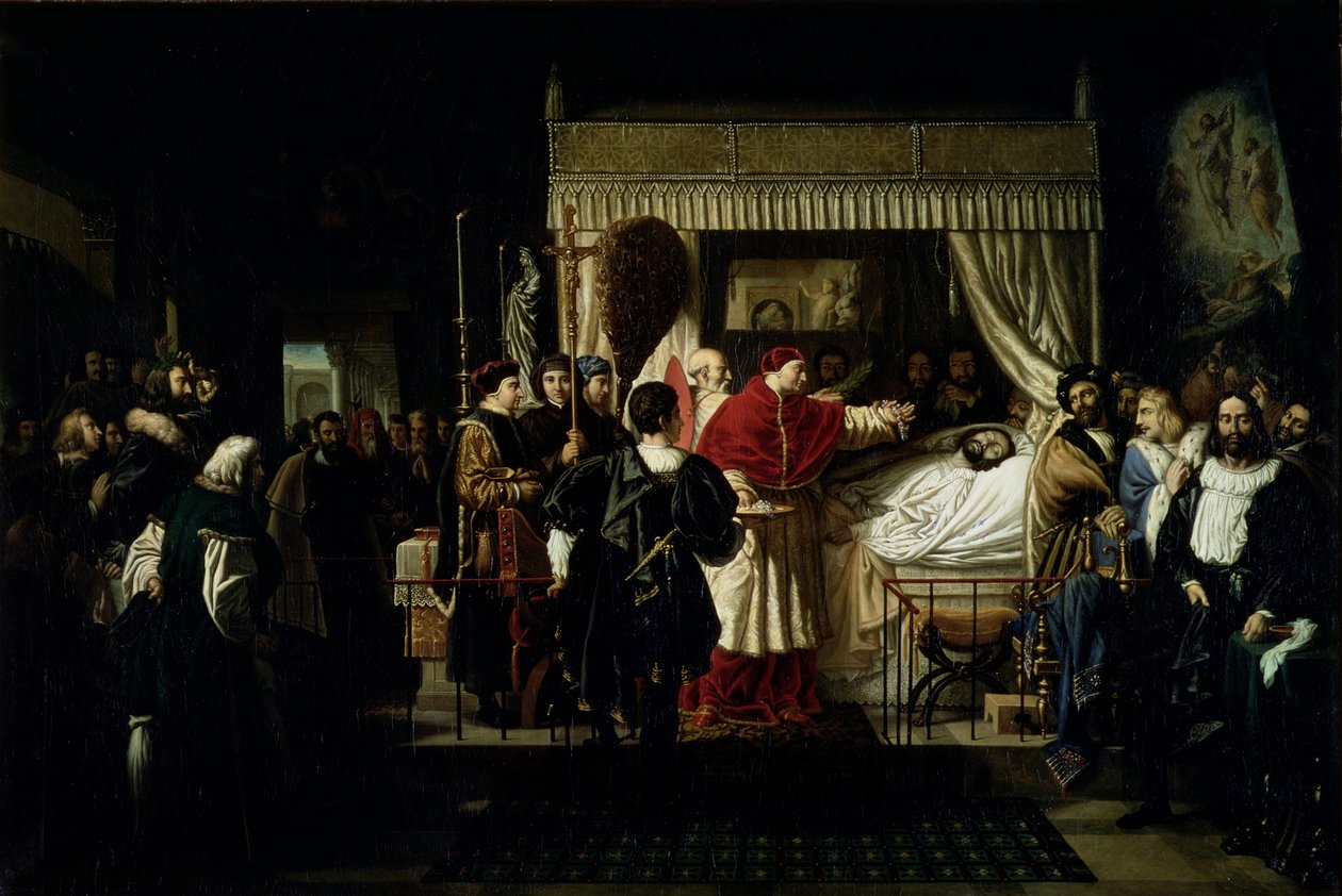 Utmerkelser til Raphael etter hans død, 1806 av Pierre Nolasque Bergeret