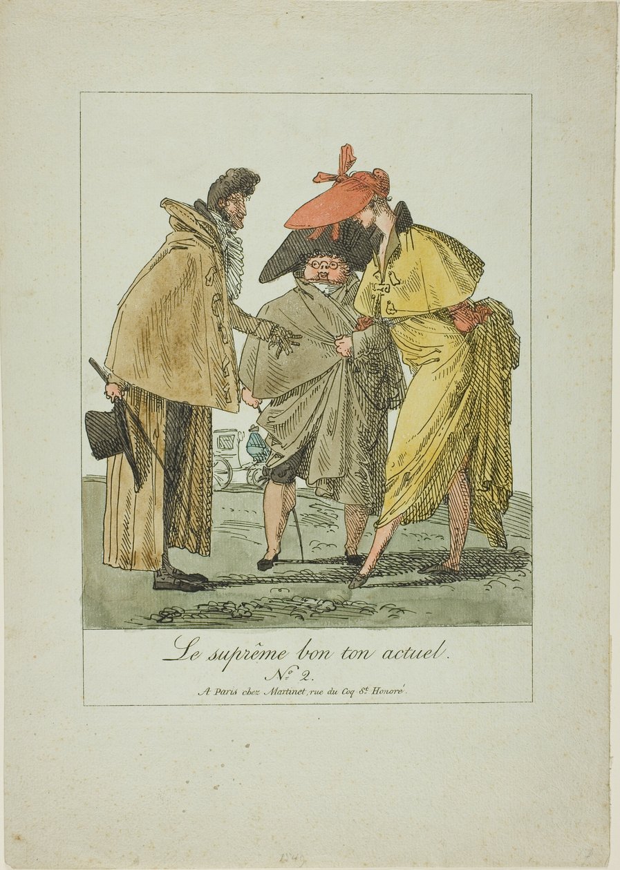 Plate to fra The Supreme Current Fashion av Pierre Nolasque Bergeret