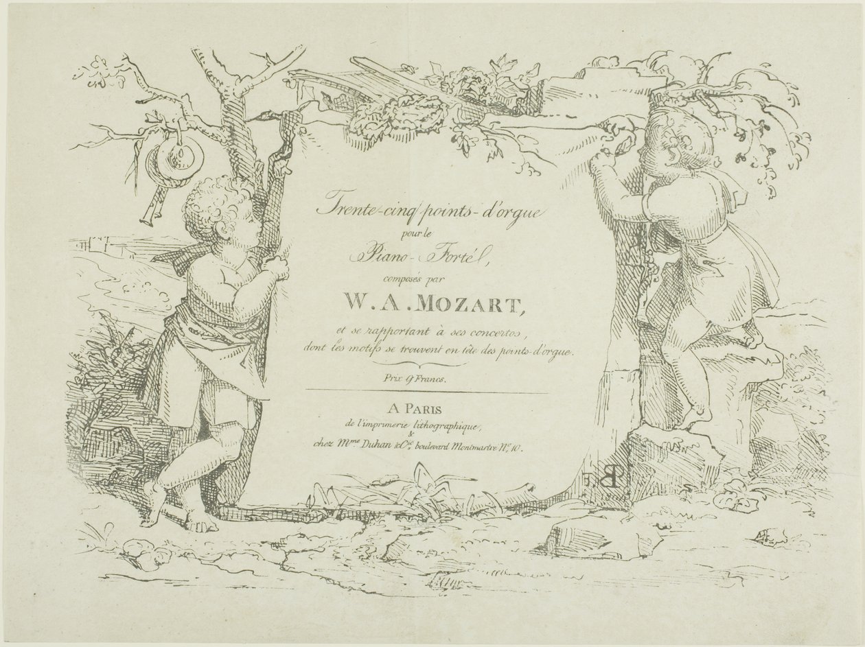 Noteark av Pierre Nolasque Bergeret