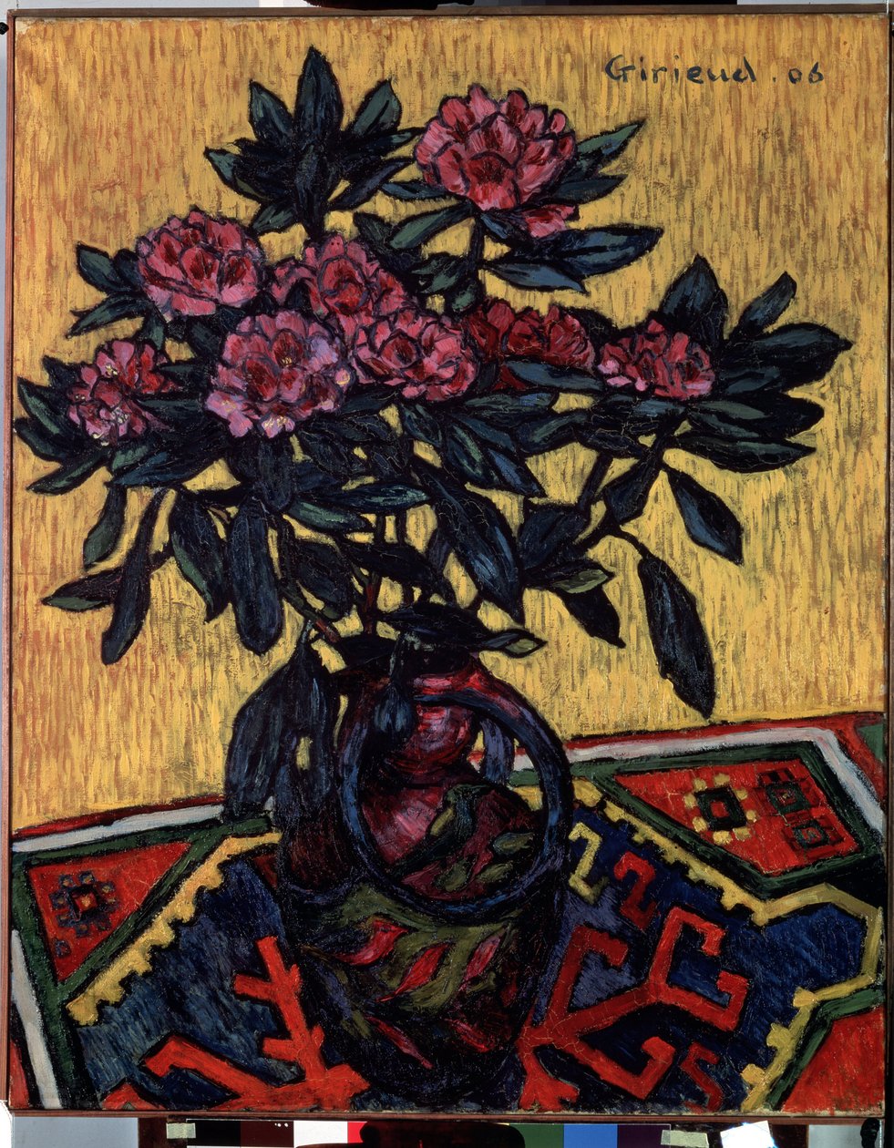 ""Buketten av pioner"" (Peoner) Maleri av Pierre Paul Girieud (1876-1940) 1906 Mål 81 x 65 cm Eremitagemuseet, St. Petersburg (Saint-Petersbourg) av Pierre Paul Girieud