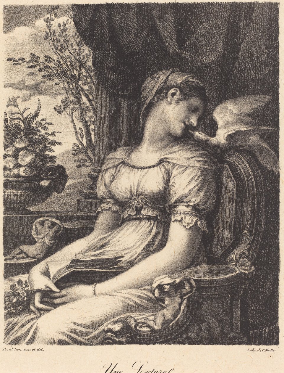 A Reading (A Reading) av Pierre Paul Prud