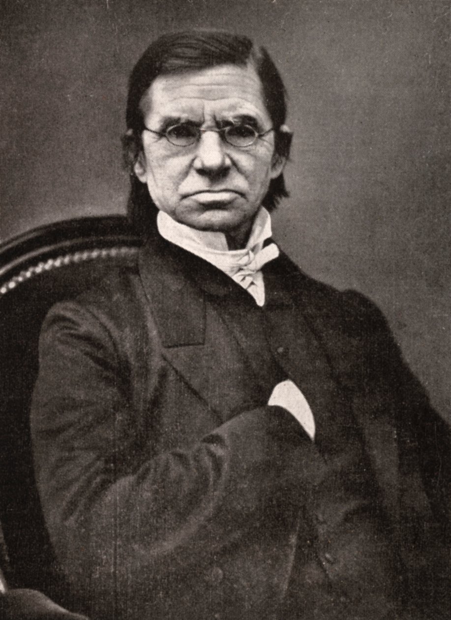 Emile Littre, fransk leksikograf og filosof, 1800-tallet av Pierre Petit