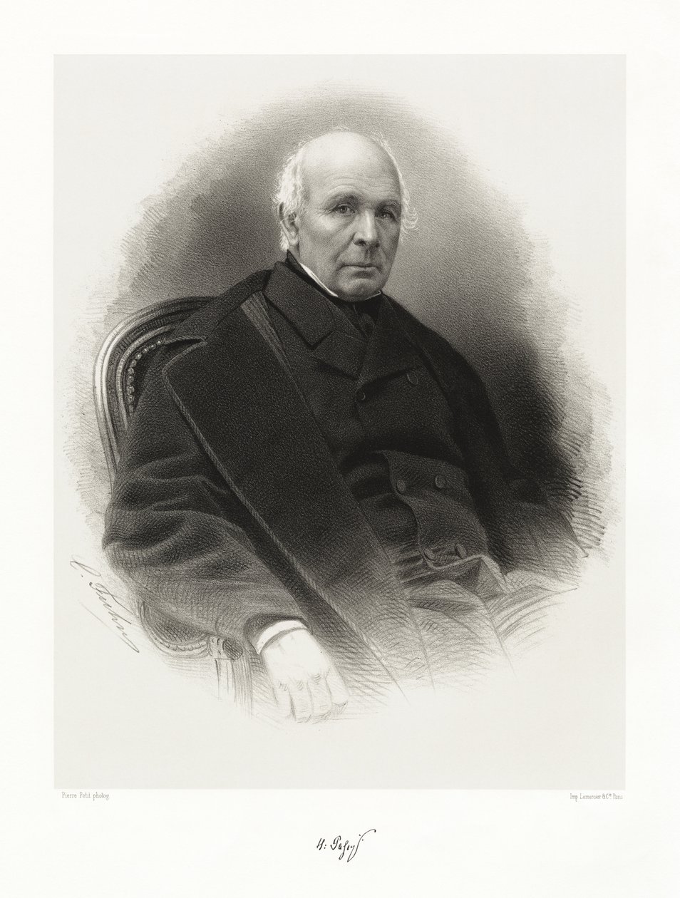 Hippolyte Passy, ​​1865-66 av Pierre Petit