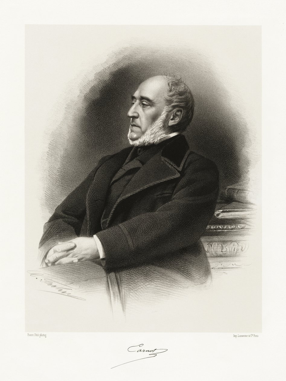 Lazare Hippolyte Carnot, 1865-66 av Pierre Petit
