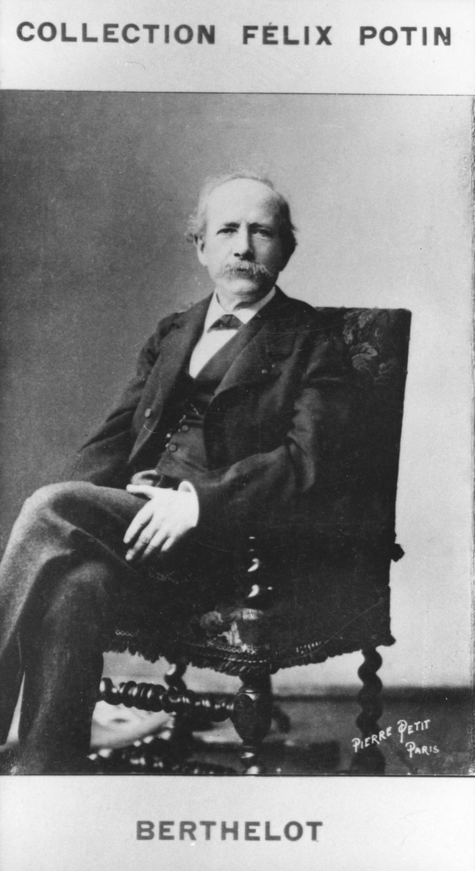 Pierre Eugene Marcellin Berthelot , fransk organisk kjemiker og politiker, c1885 av Pierre Petit