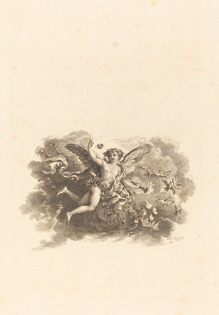 Fleuron for tittelsidene av Pierre Philippe Choffard