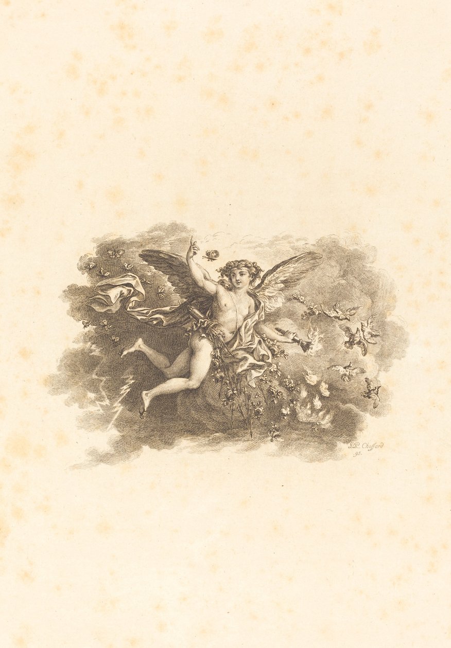 Fleuron for tittelsidene av Pierre Philippe Choffard