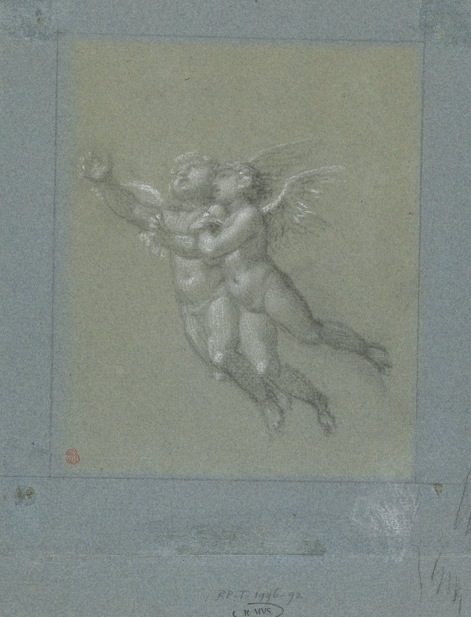 To flygende putti av Pierre Prud