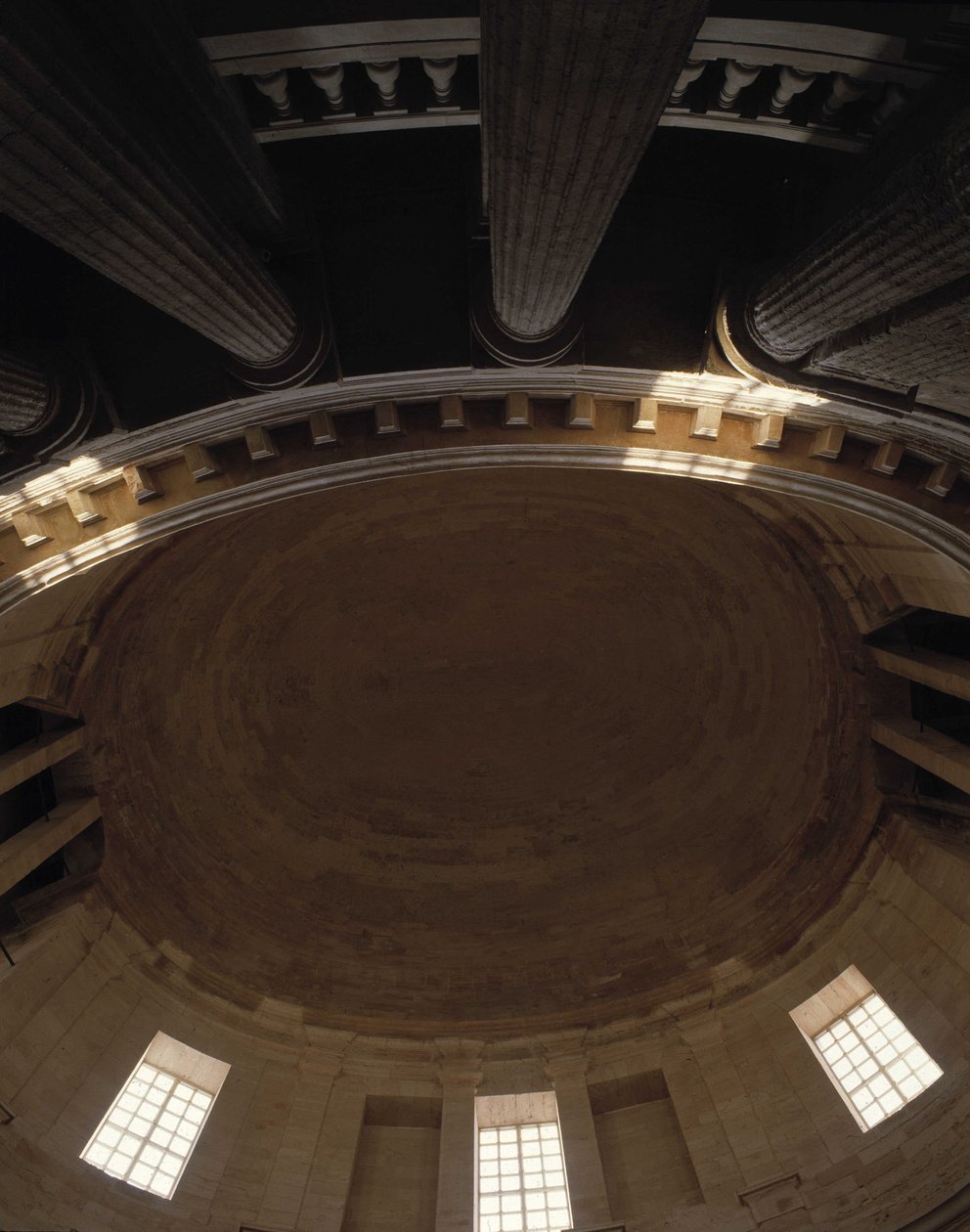 Barokkarkitektur: Chapel of the Old Charite (1679 - 1707), klosteret i Marseille, av arkitekten Pierre Puget (1622 - 1694). Innvendig visning. Marseille, Bouches du Rhone (Bouches-du-Rhone) (13). av Pierre Puget
