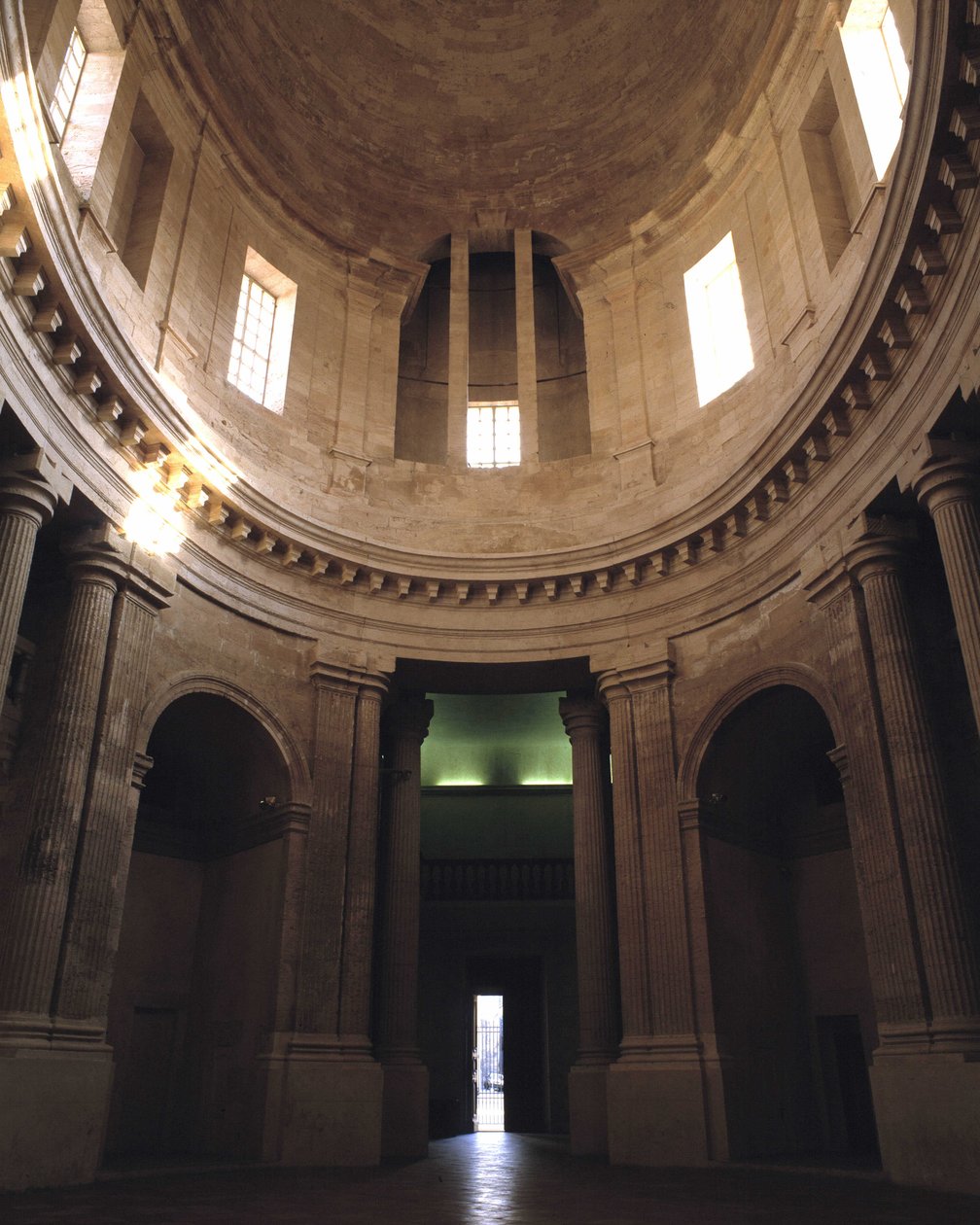 Barokkarkitektur: Chapel of the Old Charite (1679 - 1707), klosteret i Marseille, av arkitekten Pierre Puget (1622 - 1694). Innvendig visning. Marseille, Bouches du Rhone (Bouches-du-Rhone) (13). av Pierre Puget