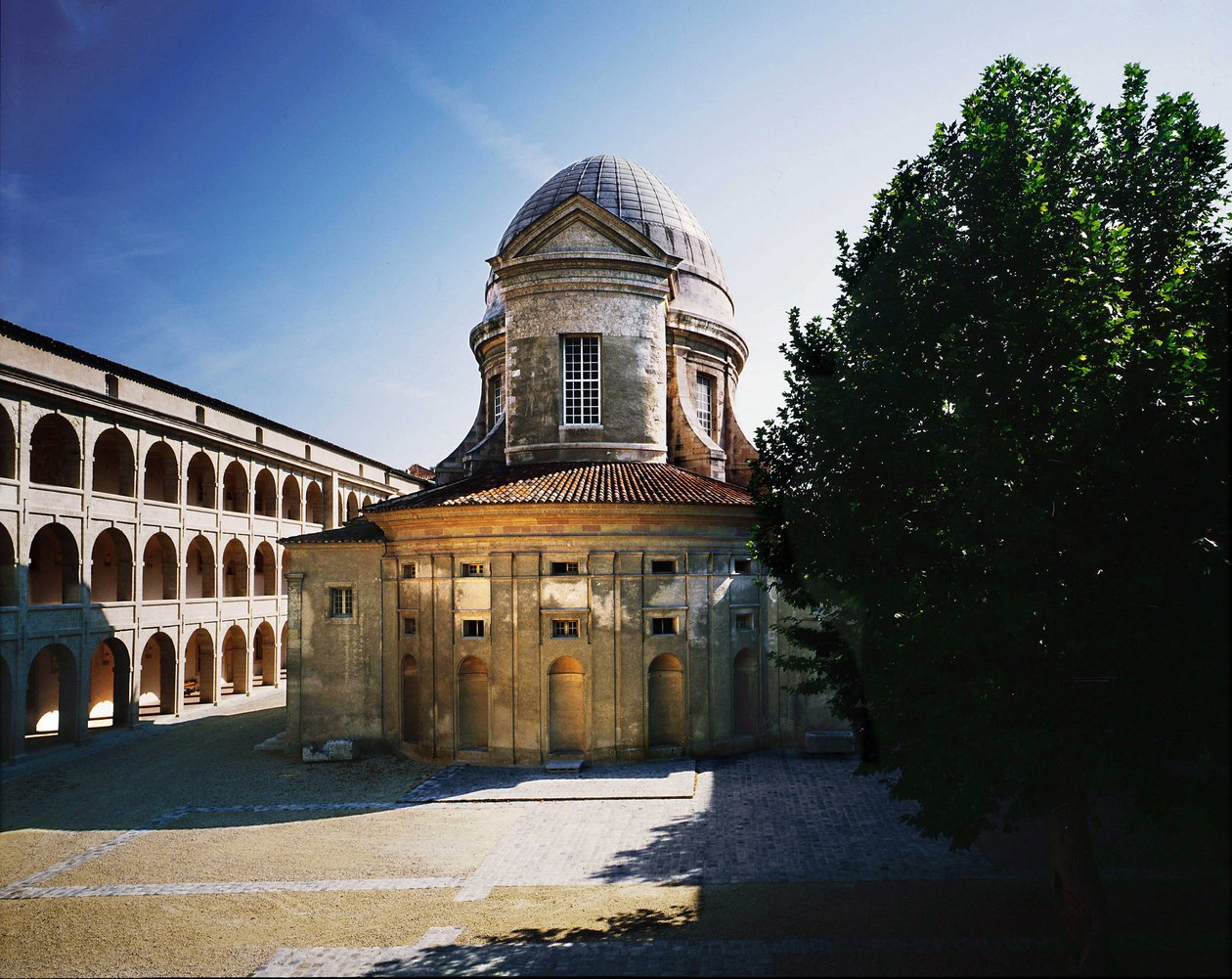 Church of La Vieille Charite, klosteret i Marseille, Frankrike. Barokk arkitektur, av Pierre Puget av Pierre Puget