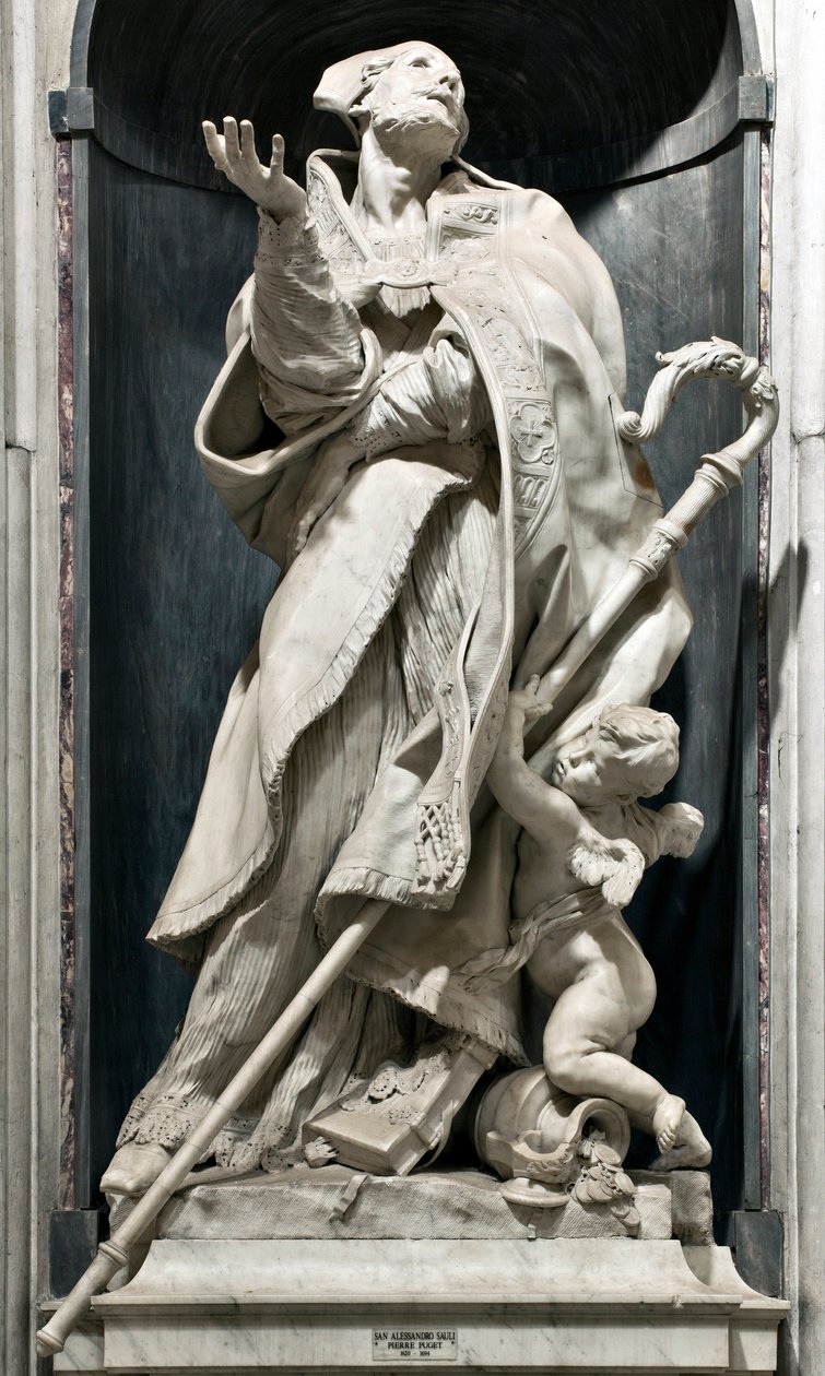St Alexander Sauli (skulptur av Pierre Puget