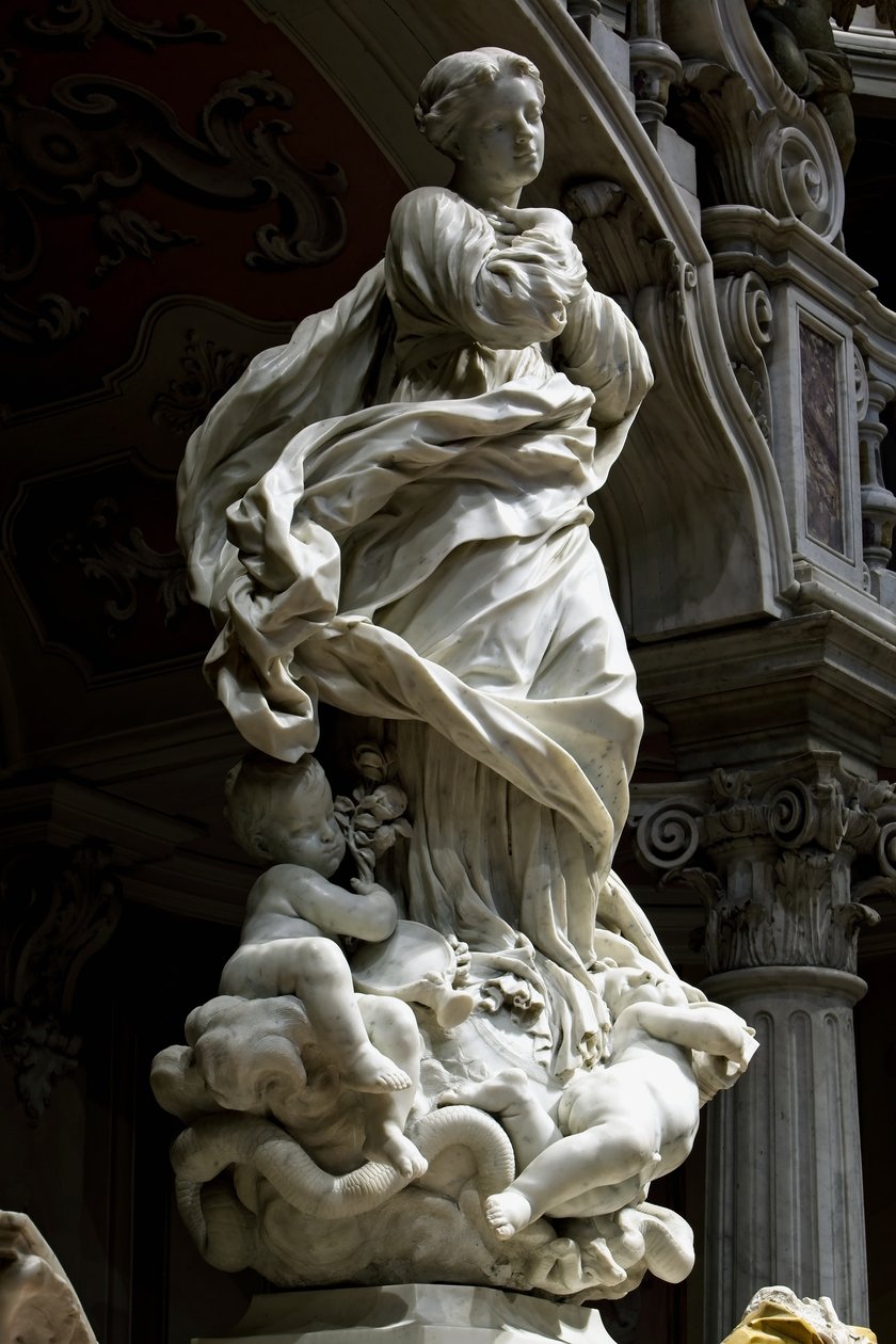 Den ubesmittede unnfangelsen (Santa Maria den ubesmittede unnfangelsen) av Pierre Puget