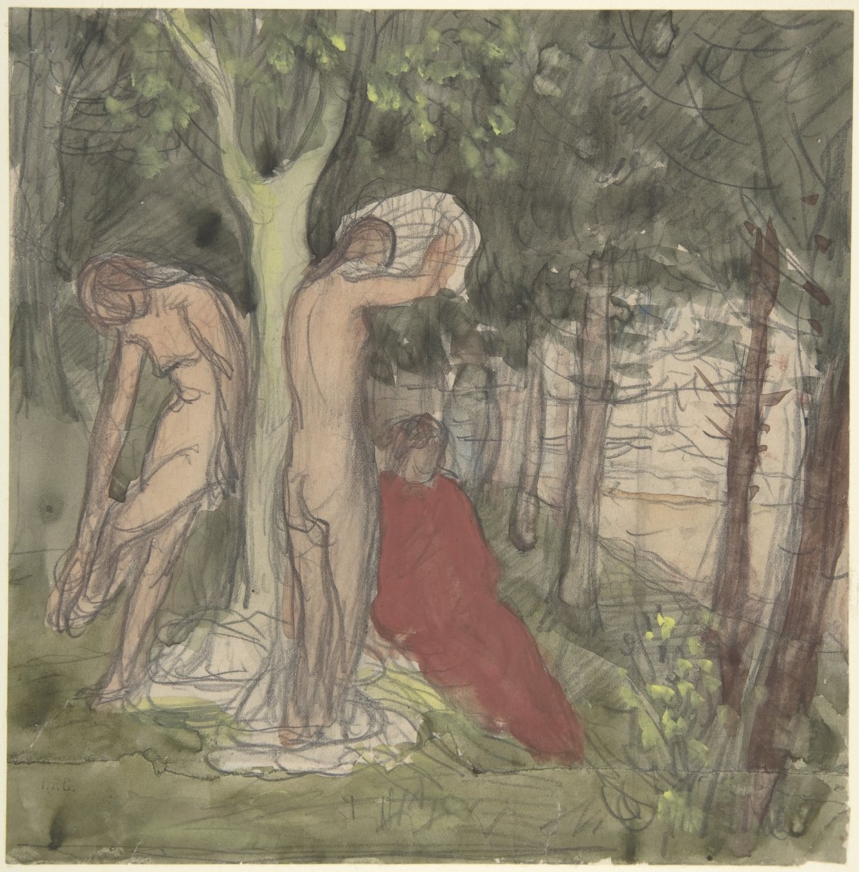 Badende av Pierre Puvis de Chavannes