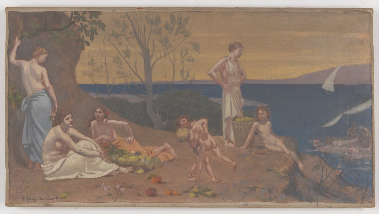 Sweet Country (Pleasant Land) av Pierre Puvis de Chavannes