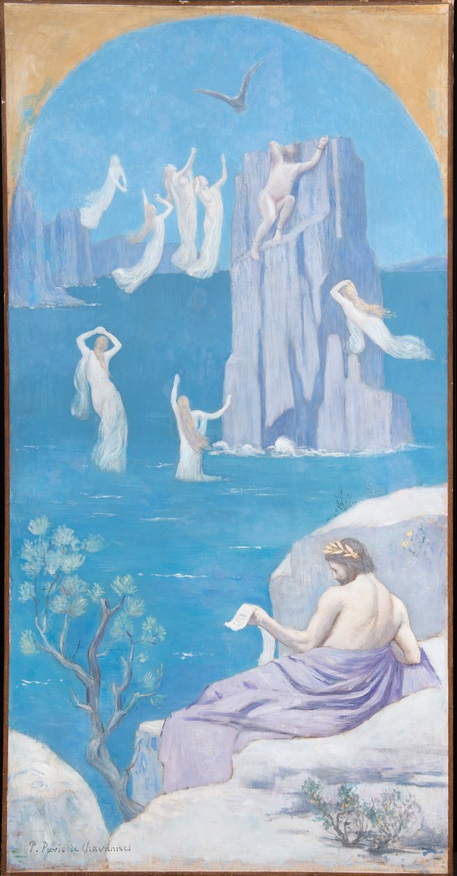 Dramatisk poesi (Aischylus) av Pierre Puvis de Chavannes