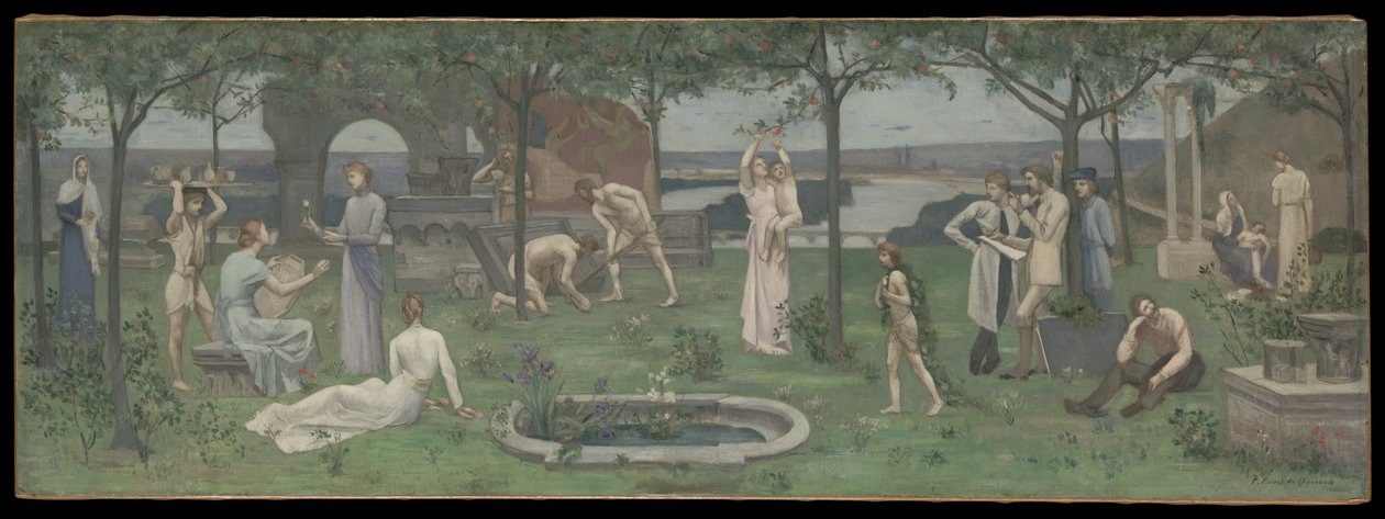 Mellom kunst og natur av Pierre Puvis de Chavannes