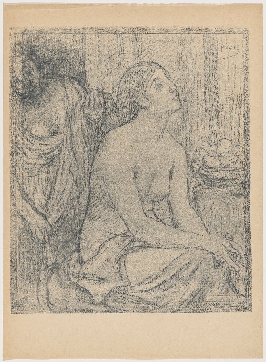 Toalettet av Pierre Puvis de Chavannes