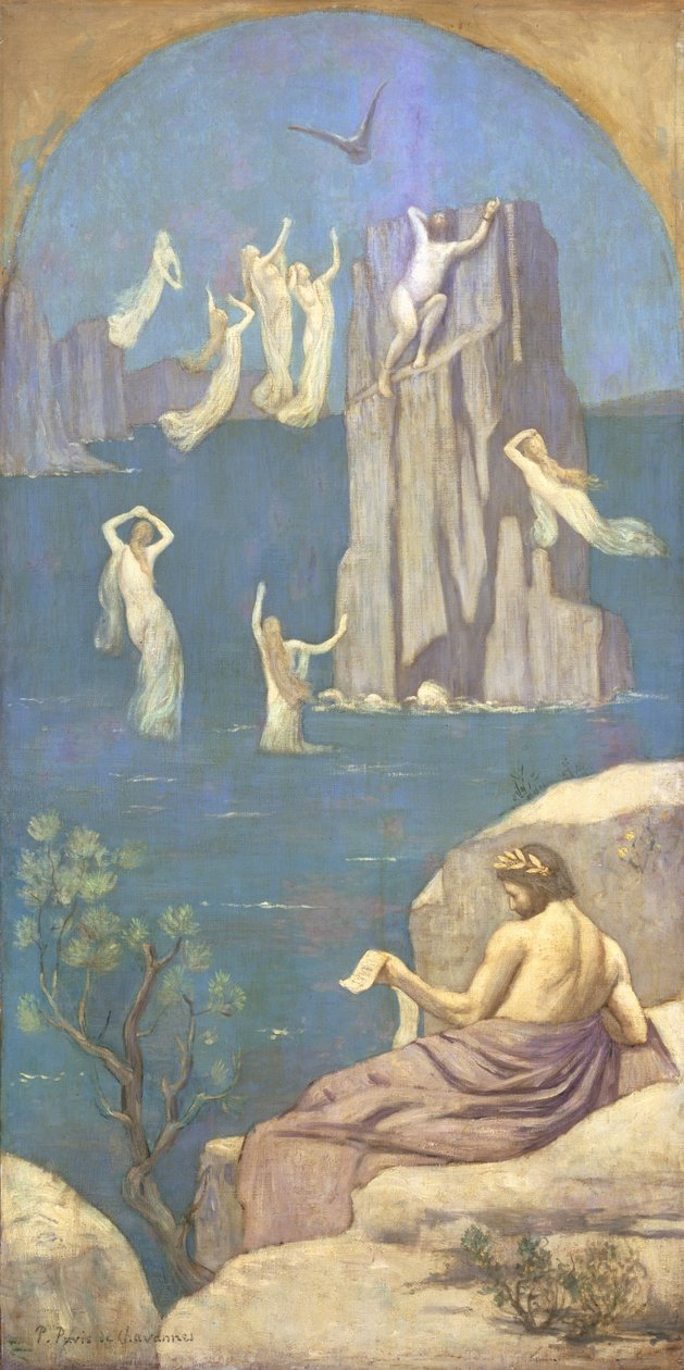 Prometheus (olje på lerret) av Pierre Puvis de Chavannes