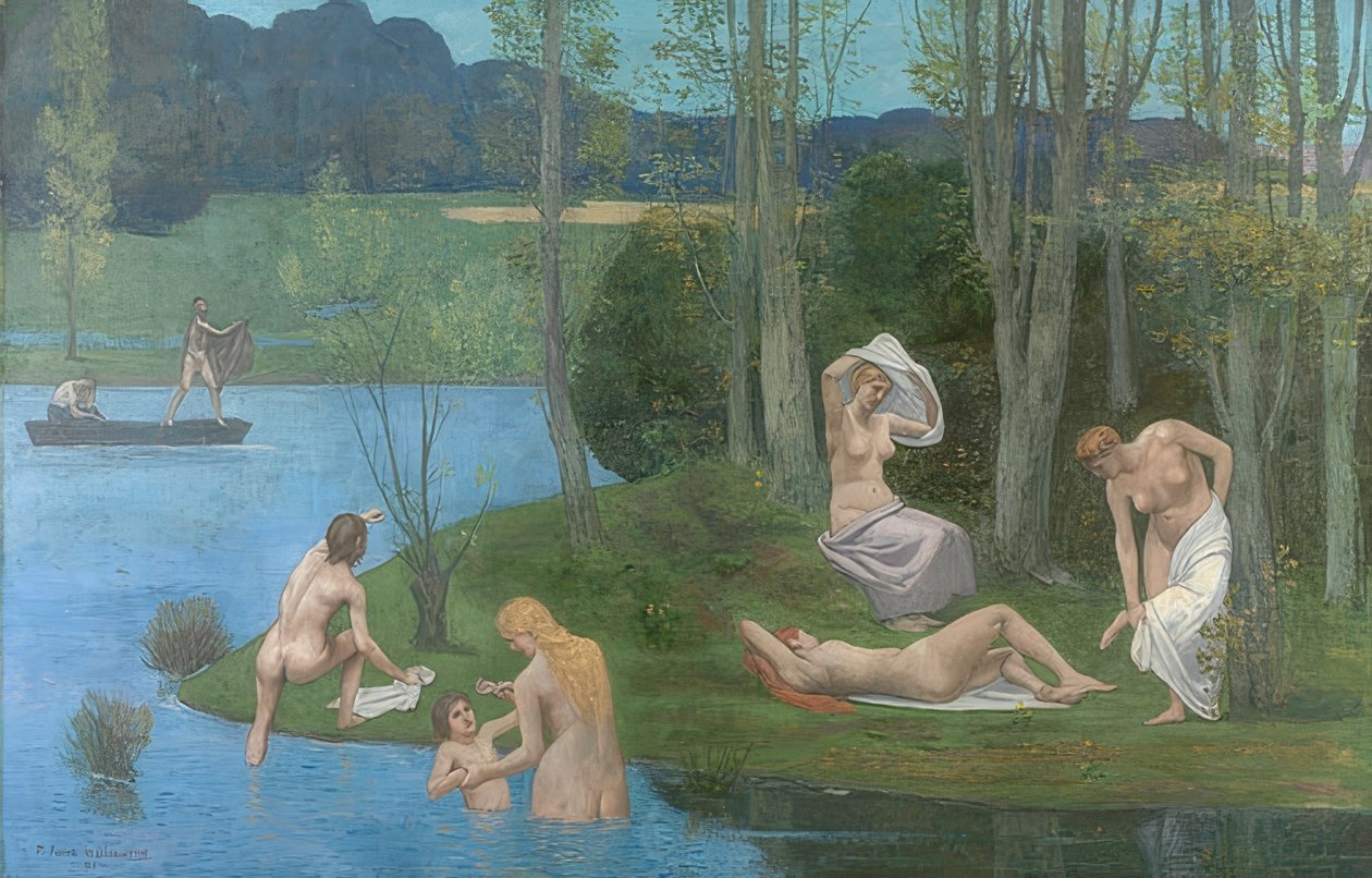 Sommer. 1891 av Pierre Puvis de Chavannes