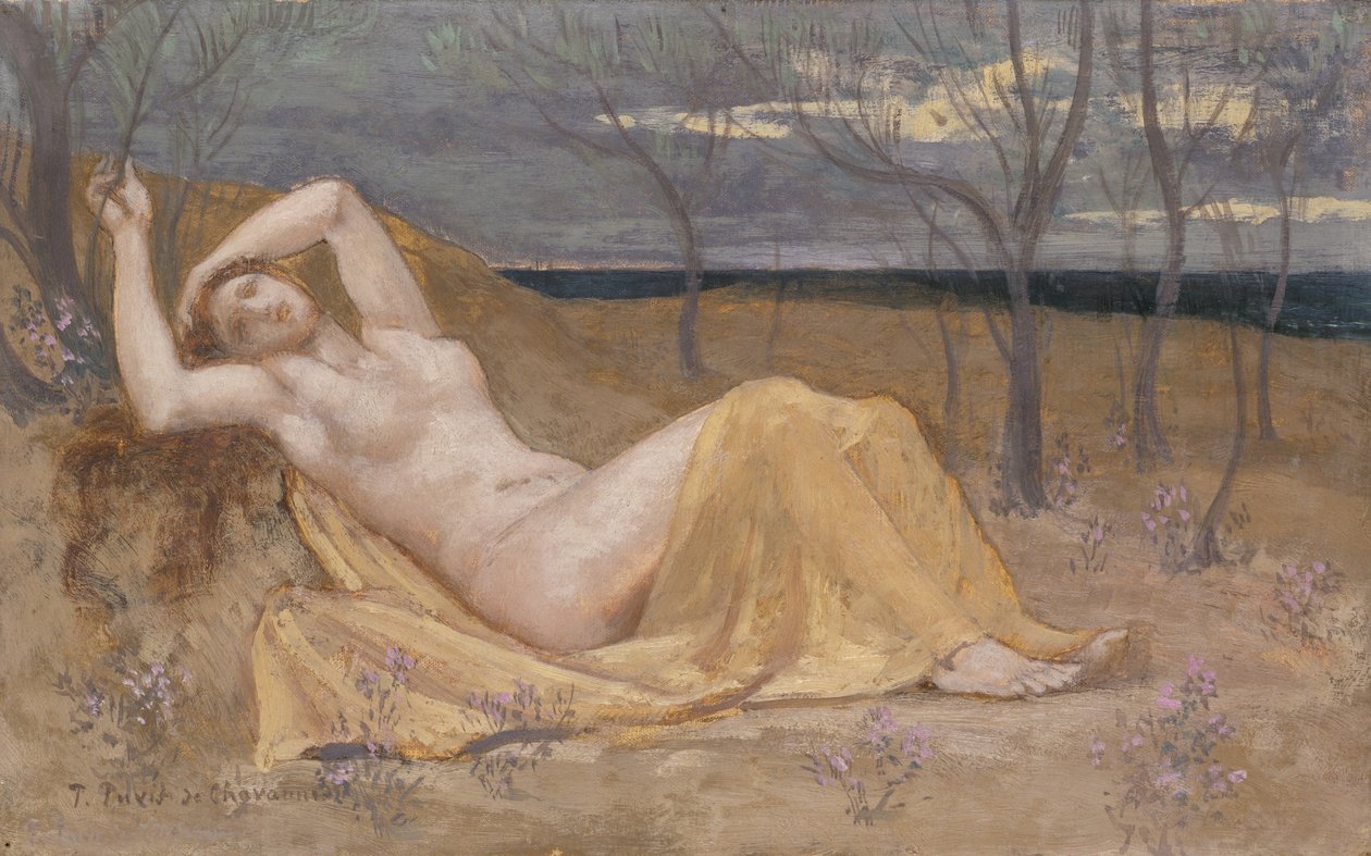 Tamarisk, ca. 1886-87 av Pierre Puvis de Chavannes