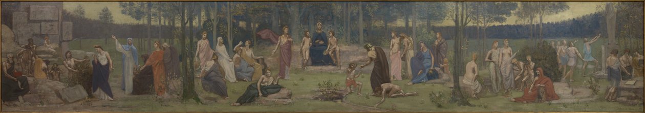 Allegorien om Sorbonne av Pierre Puvis de Chavannes