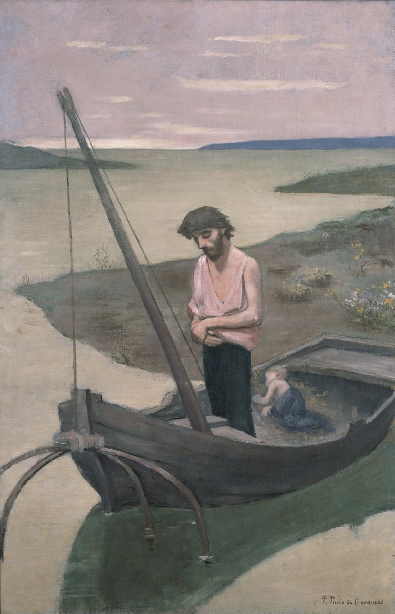 Den stakkars fiskeren av Pierre Puvis de Chavannes