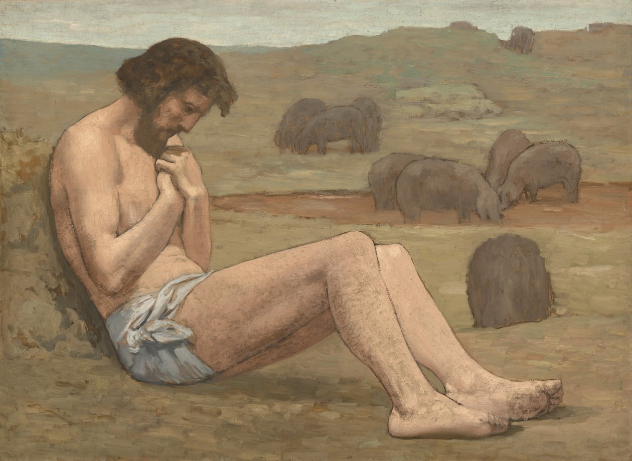Den fortapte sønn, sannsynligvis ca. 1879. av Pierre Puvis de Chavannes