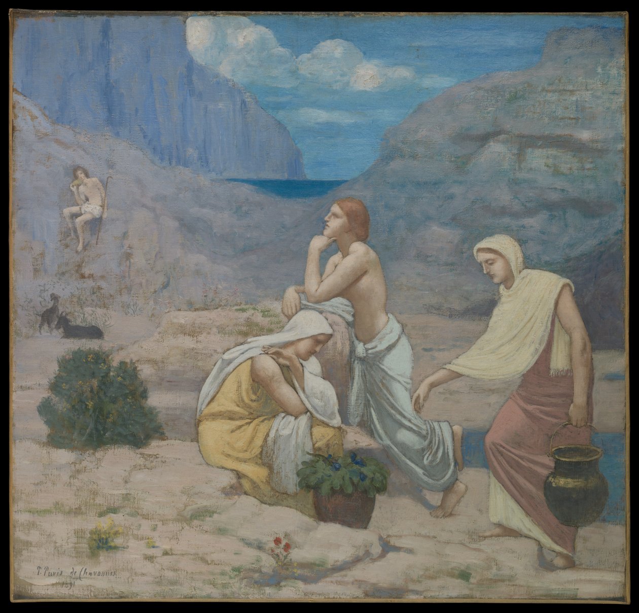 Gjeterens sang av Pierre Puvis de Chavannes