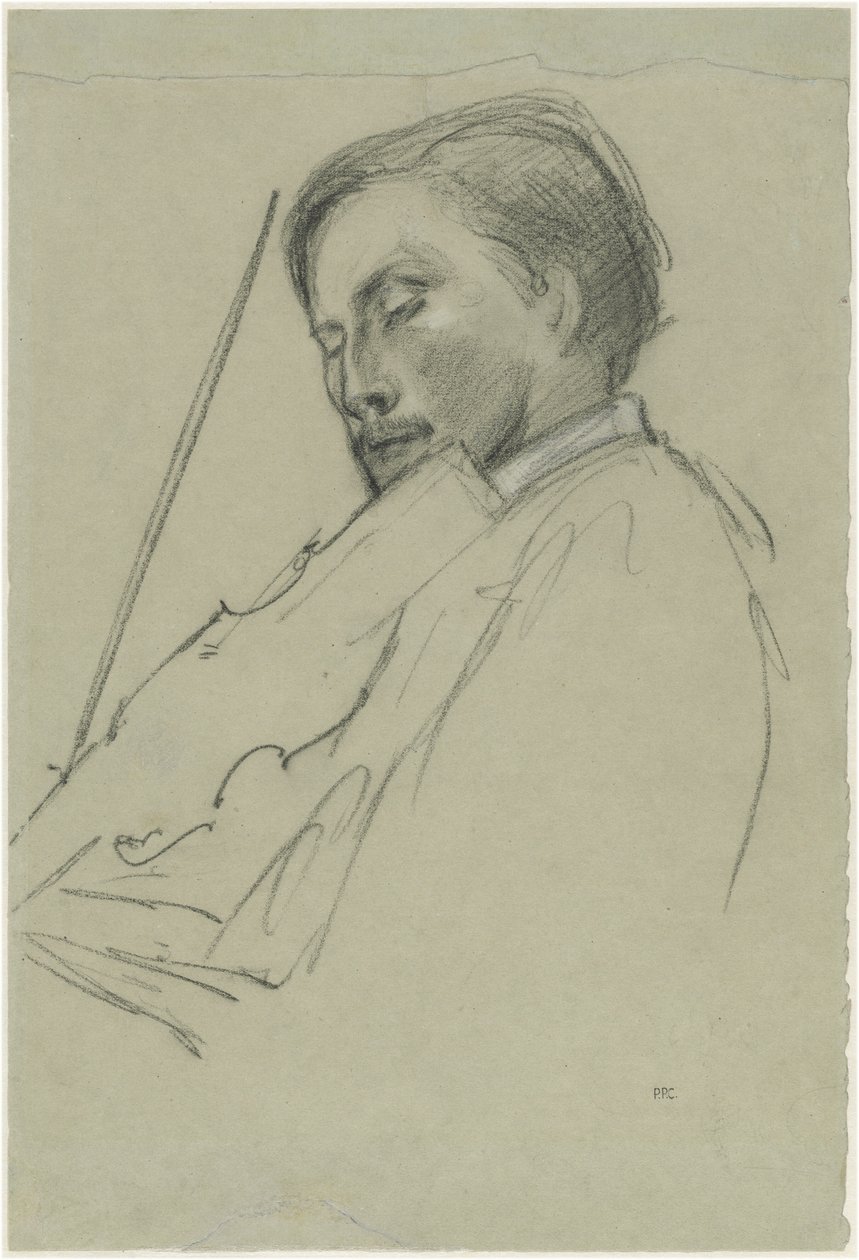 Fiolinisten av Pierre Puvis de Chavannes