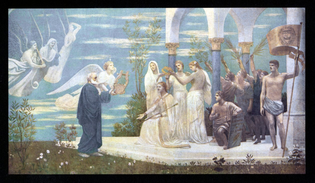Victor HUGO - portrett av Pierre Puvis de Chavannes