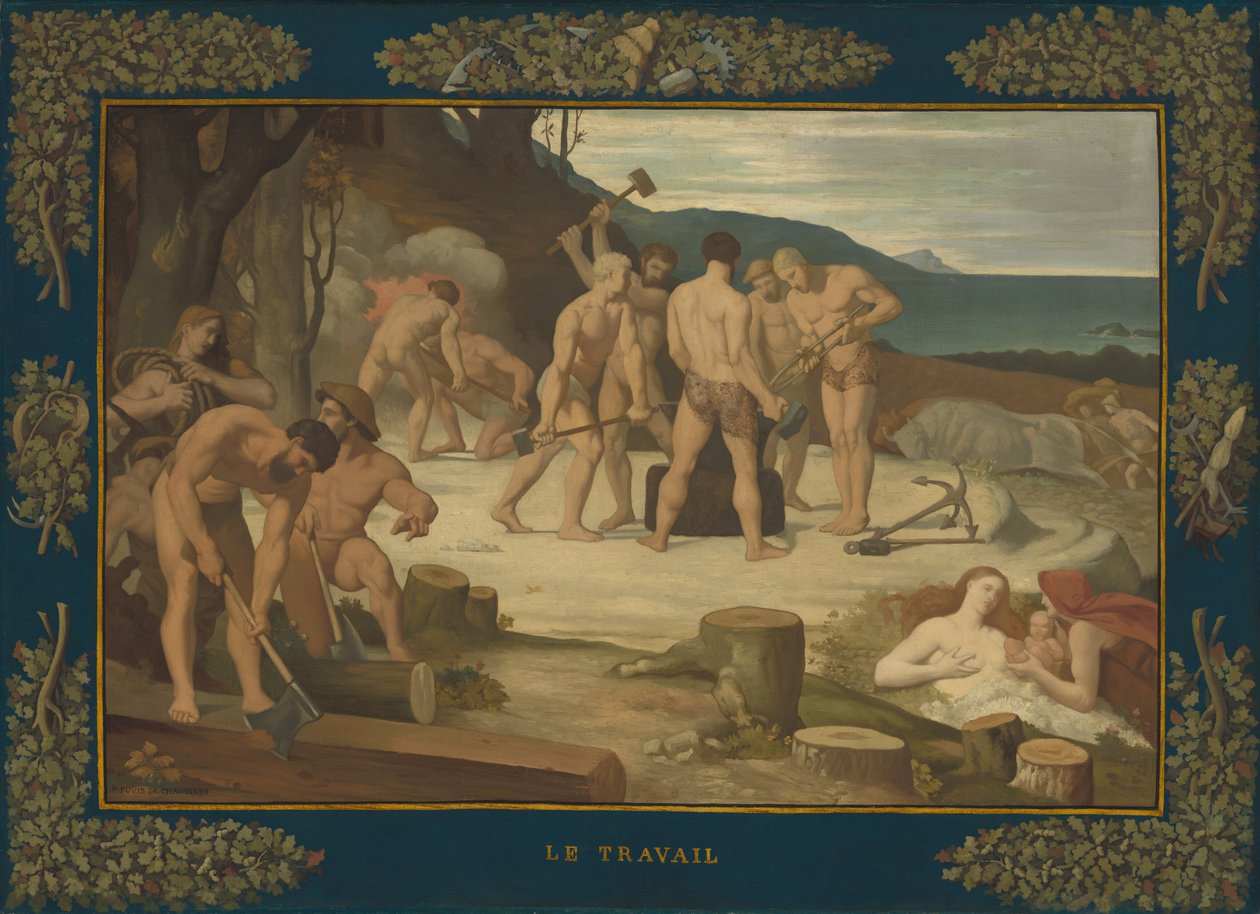Arbeid av Pierre Puvis de Chavannes
