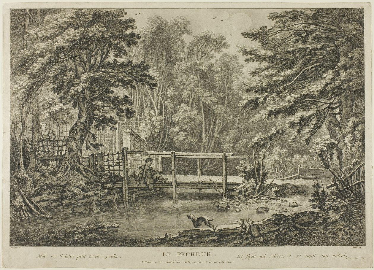 Fiskeren av Pierre Quentin Chedel