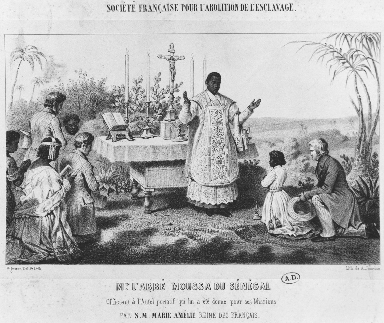 Abbed Moussa, Senegal, ca. 1840 av Pierre Roch Vigneron