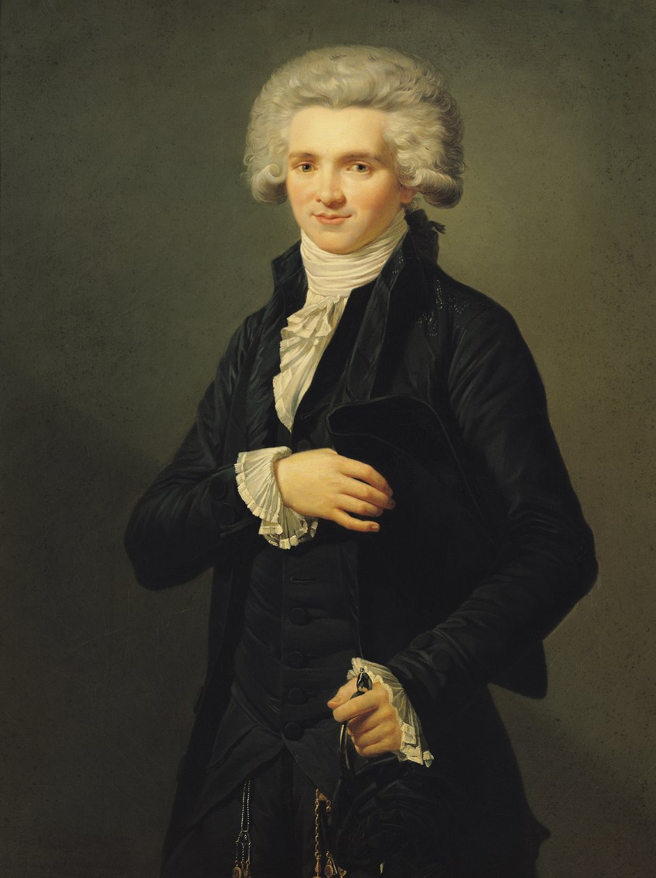 Maximilien de Robespierre (1758-94) 1791 (olje på lerret) av Pierre Roch Vigneron