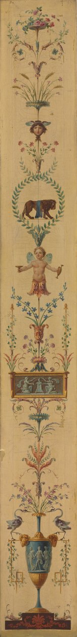 Dekorativt panel, 1790-tallet. av Pierre Rousseau