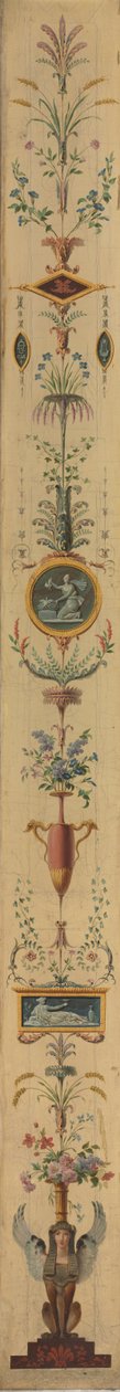 Dekorativt panel, 1790-tallet. av Pierre Rousseau