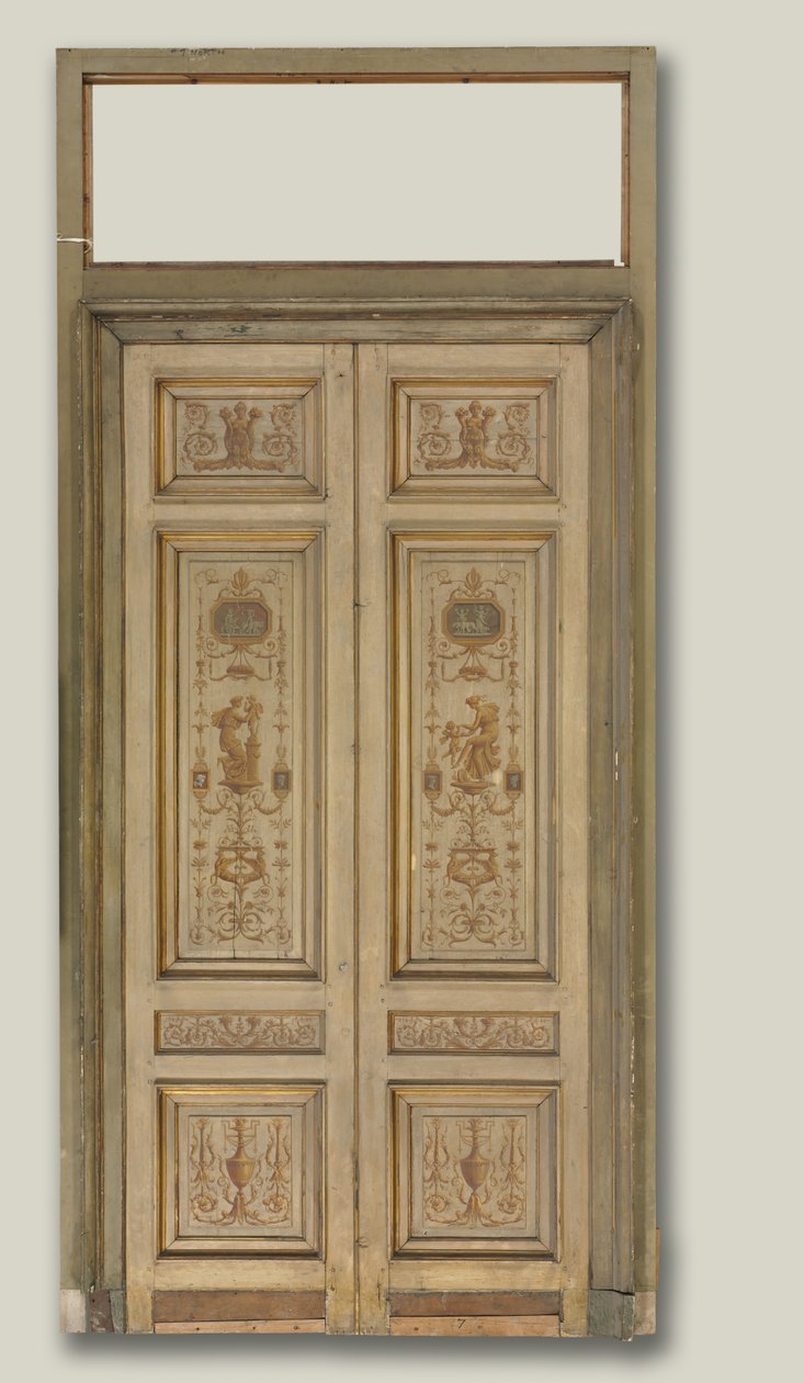 Tofløyede dører, 1790-tallet. av Pierre Rousseau