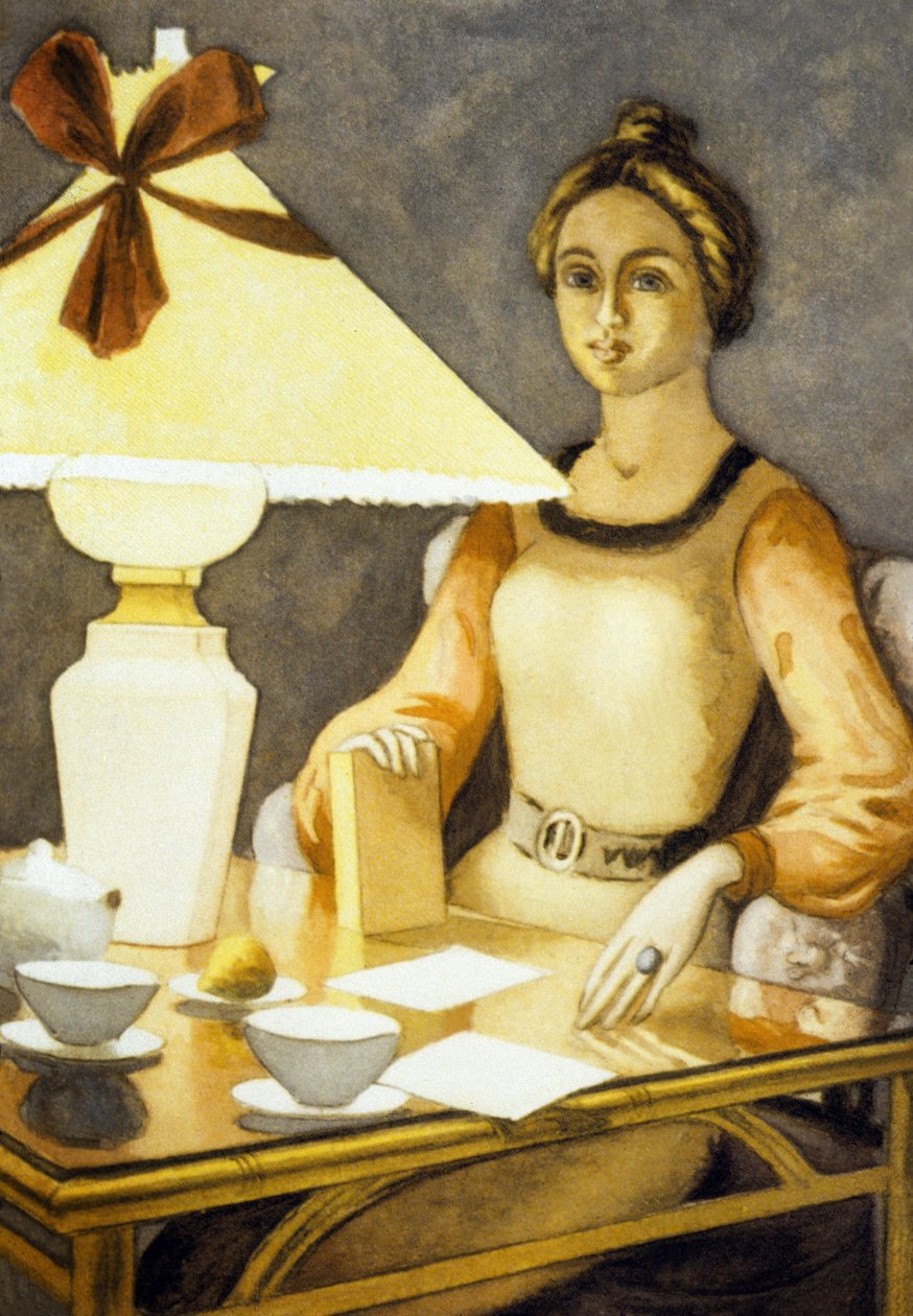 Angele, illustrasjon fra "Paludes" av Andre Gide av Pierre Roy