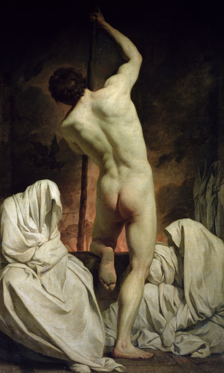 Charon Passing the Shades (olje på lerret) av Pierre Subleyras